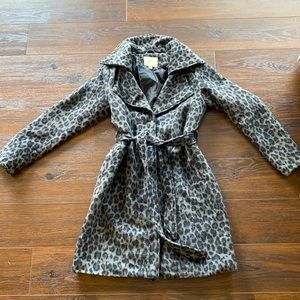 New Day Grey and Black cheetah print jacket